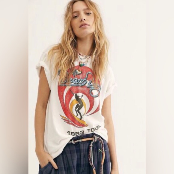 Free People Tops - Oversized Beach Boys Shirt by Free People Size Large